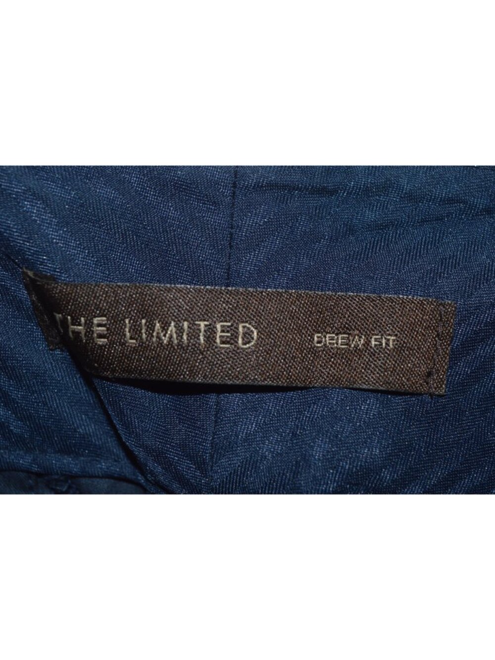 The Limited Navy Blue Eyelet Cropped Pants Trousers Women's Size 6 Preppy Casual - Picture 3 of 7